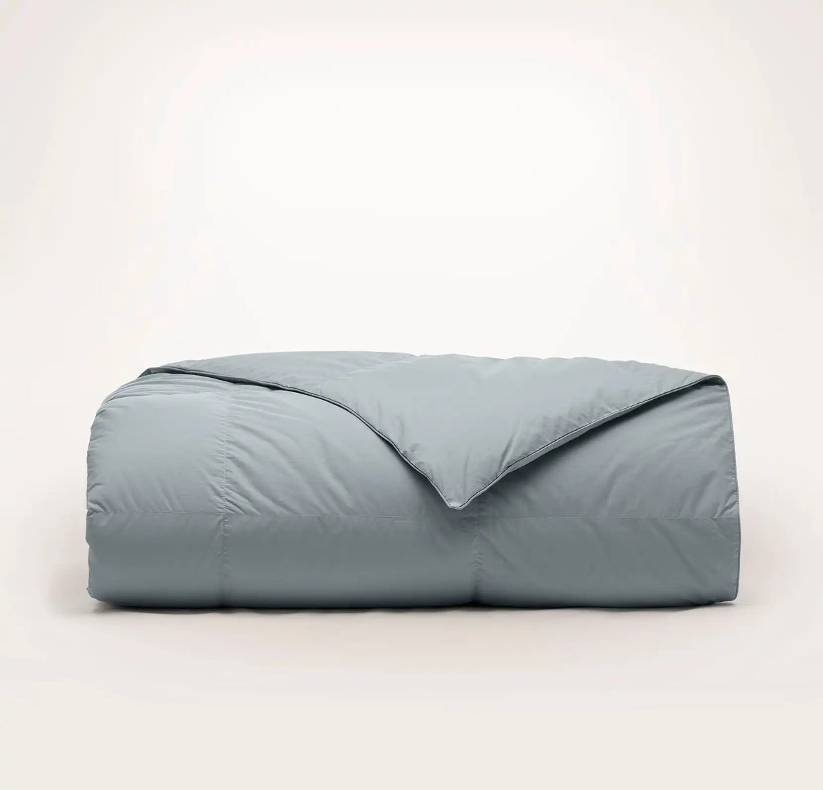 Percale Quilted Down Alternative Comforter - Bluestone