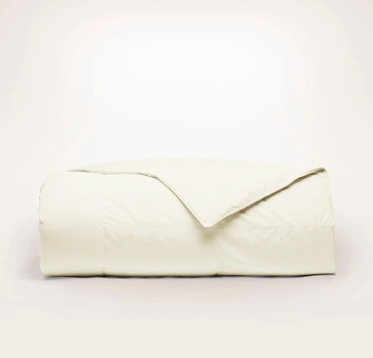 Percale Quilted Down Alternative Comforter - Cream