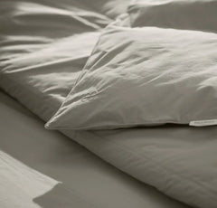 Percale Quilted Down Alternative Comforter - Pewter