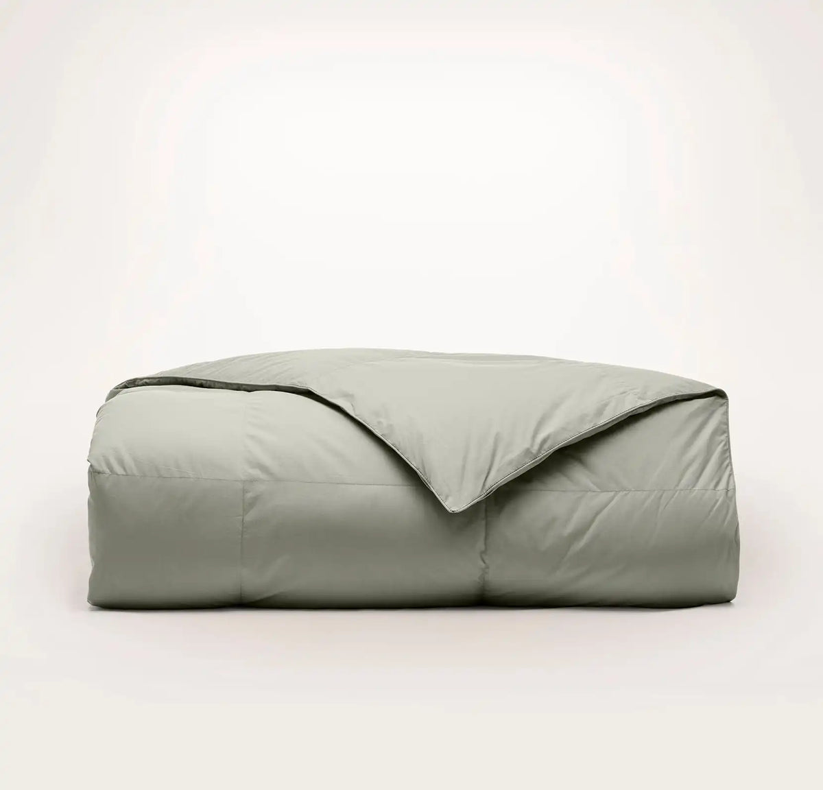 Percale Quilted Down Alternative Comforter - Sageleaf