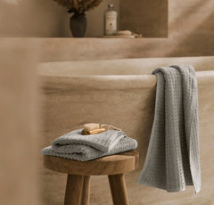 Complete Turkish Waffle Bath Sheet Bundle