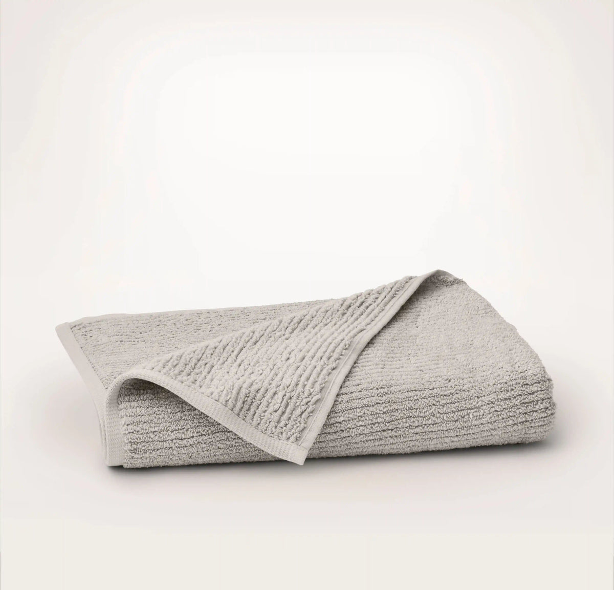 Turkish Ribbed Bath Towel - Pewter