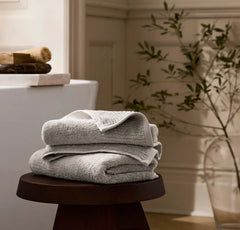 Turkish Ultra Plush Hand Towels (Pair) - Pewter