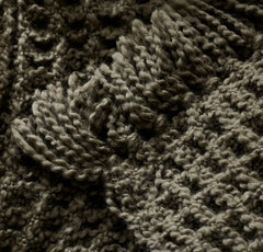Grand Waffle Merino Wool Throw Blanket - Pine
