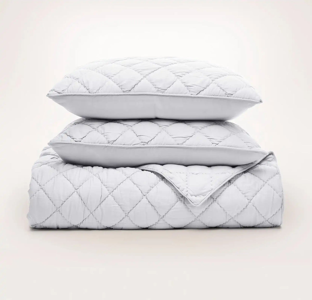Signature Handstitched Cloud Comforter Set - Sky