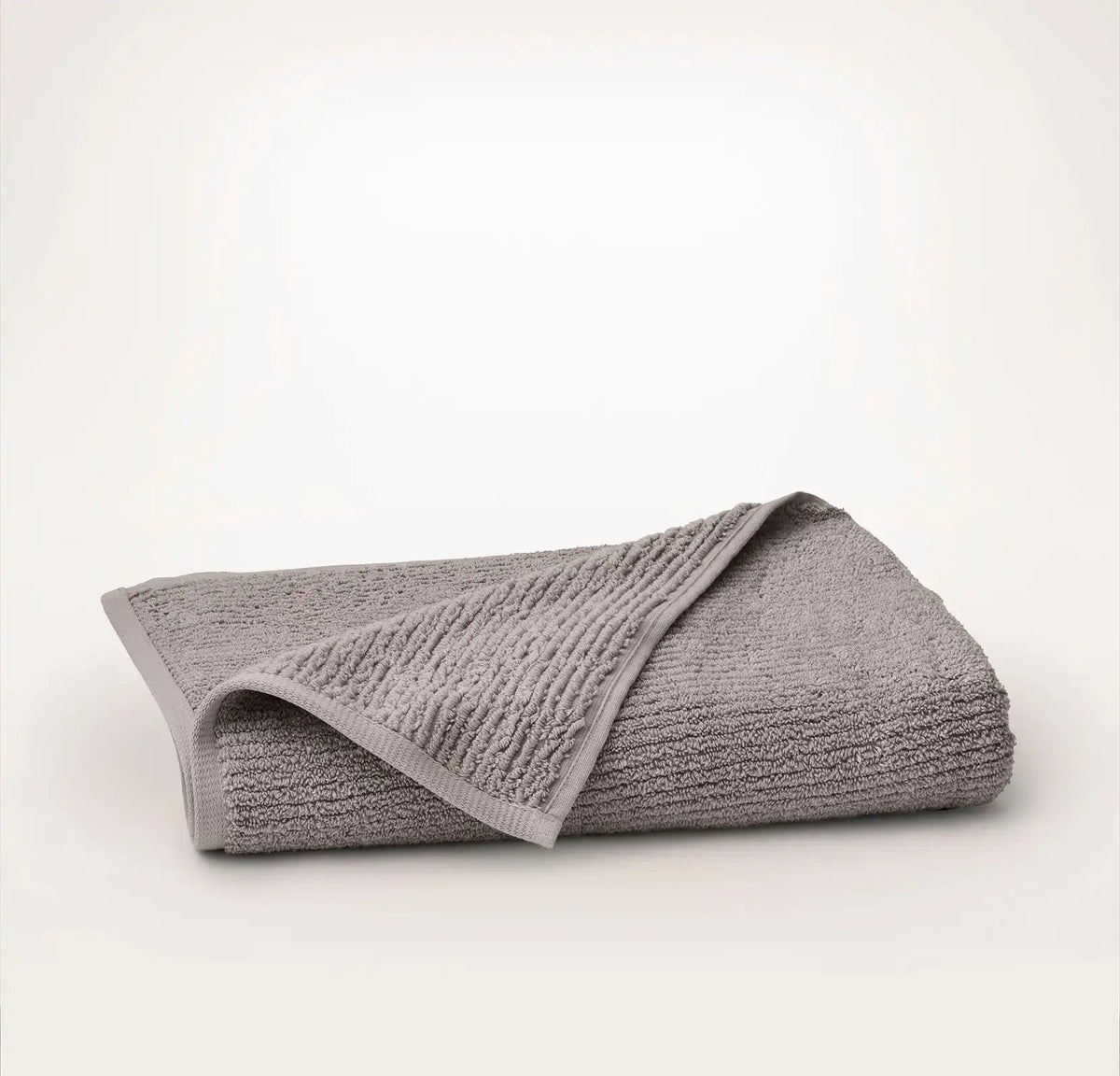 Turkish Ribbed Bath Towel - Stone