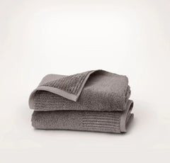 Turkish Ultra Plush Hand Towels (Pair) - Stone
