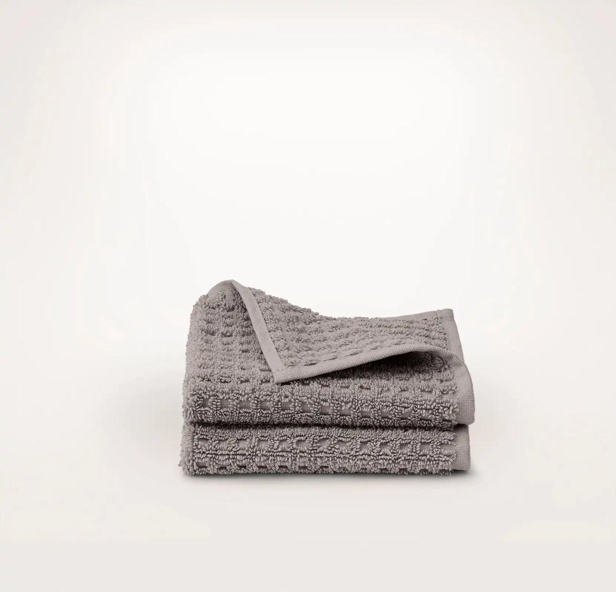 Turkish Waffle Washcloths (Pair) - Stone