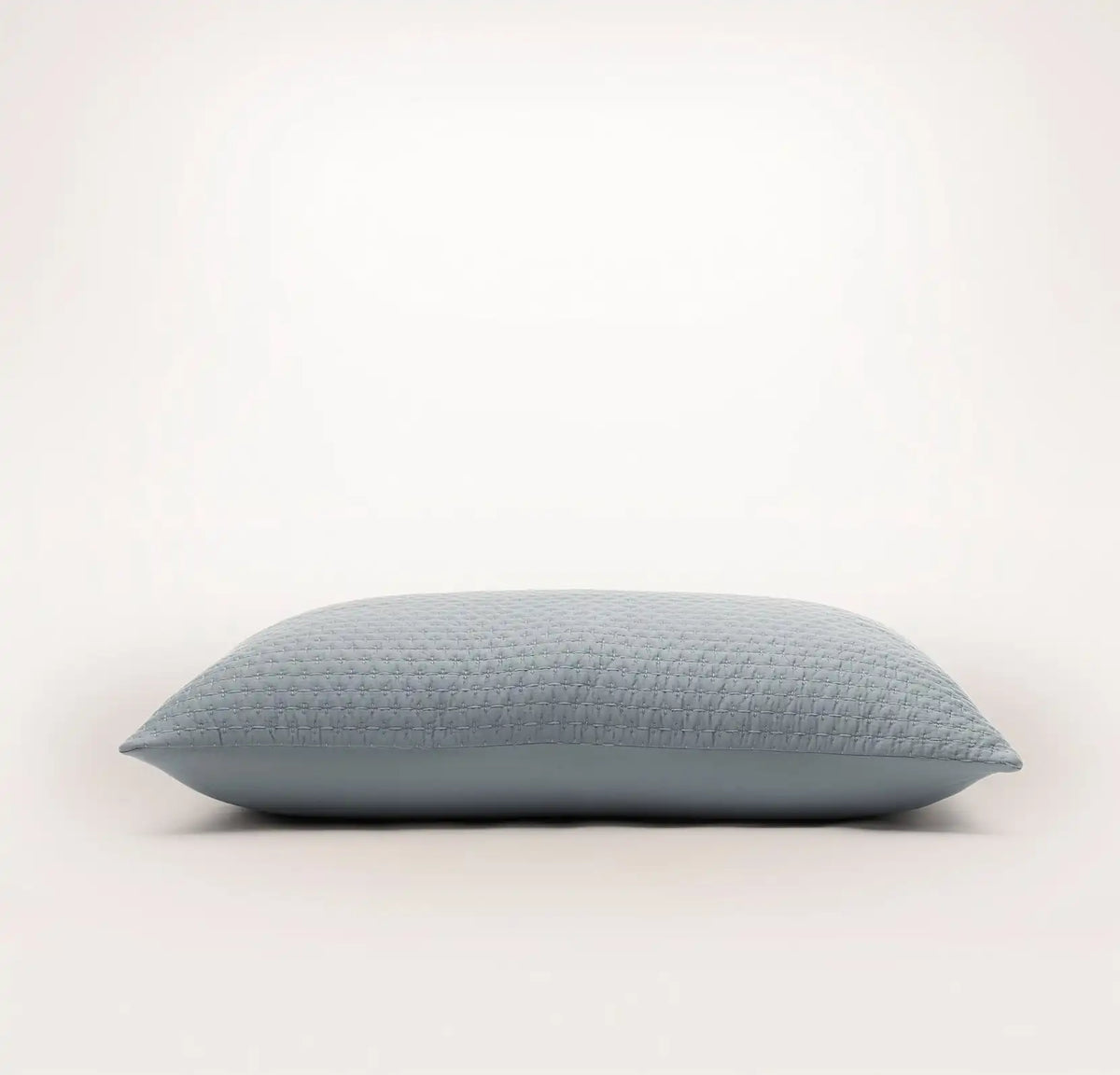Signature Textured Stitch Quilted Sham - Bluestone