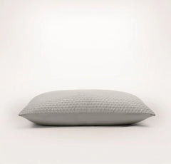 Signature Textured Stitch Quilted Sham - Pewter