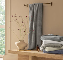 Turkish Waffle Bath Towel - Cream