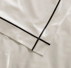 Signature Embellished Duvet Set - White/Night Embroidered