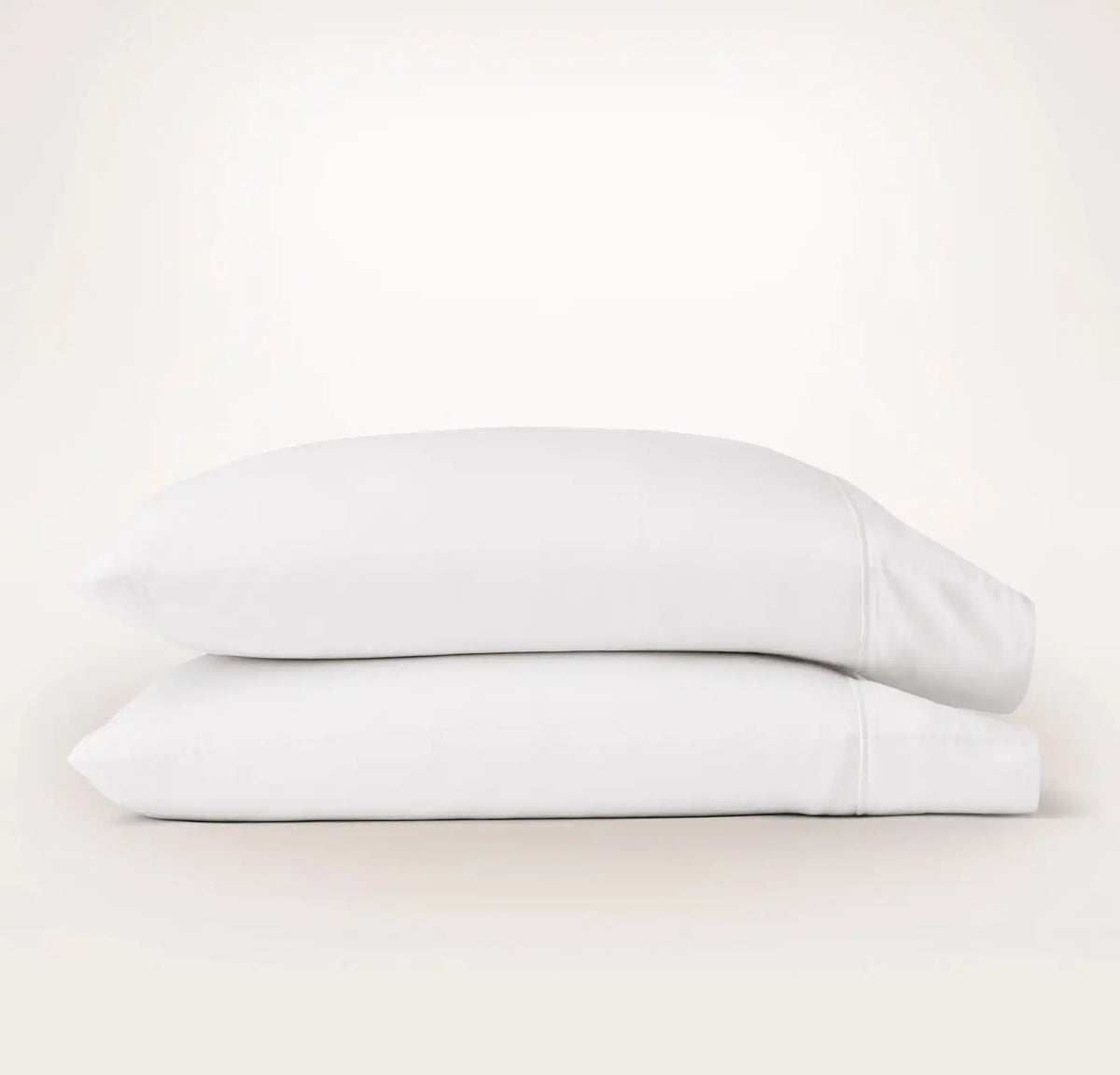 Percale Embellished Pillowcase Set - White/White Embroidered