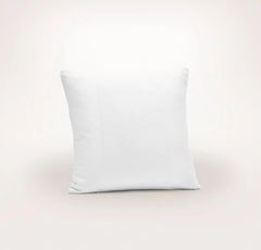 Linen Velvet Paneled Pillow Cover (20x20) - White