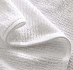 Turkish Ribbed Bath Mat - White