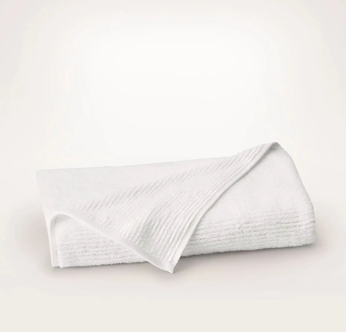 Turkish Ribbed Bath Sheet - White