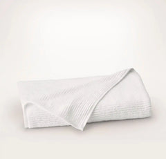 Turkish Ribbed Bath Sheet - White