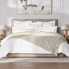 Aran Knit Throw Blanket - Heathered Oatmeal