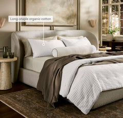 Mosaic Waffle Comforter - Mist/Cream/Oak