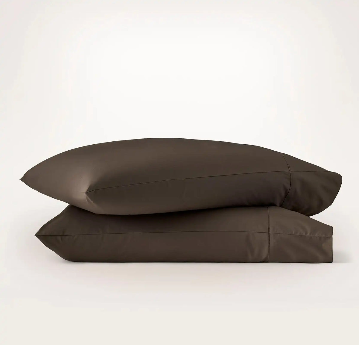 Signature Hemmed Pillowcase Set - Deep Walnut