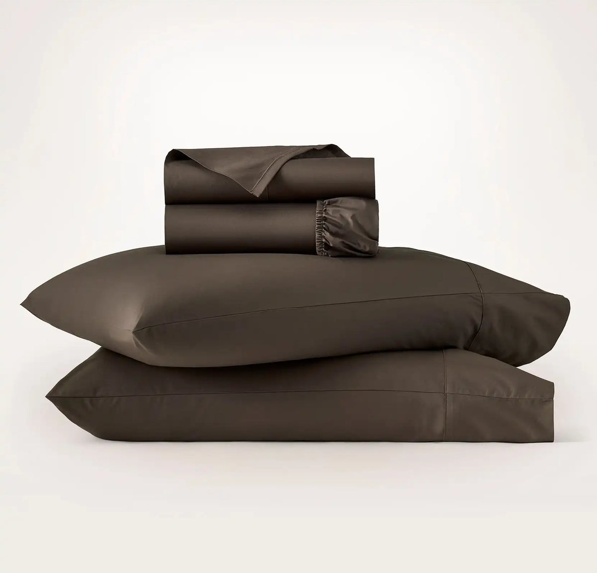 Signature Hemmed Sheet Set - Deep Walnut