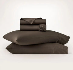Signature Hemmed Sheet Set - Deep Walnut