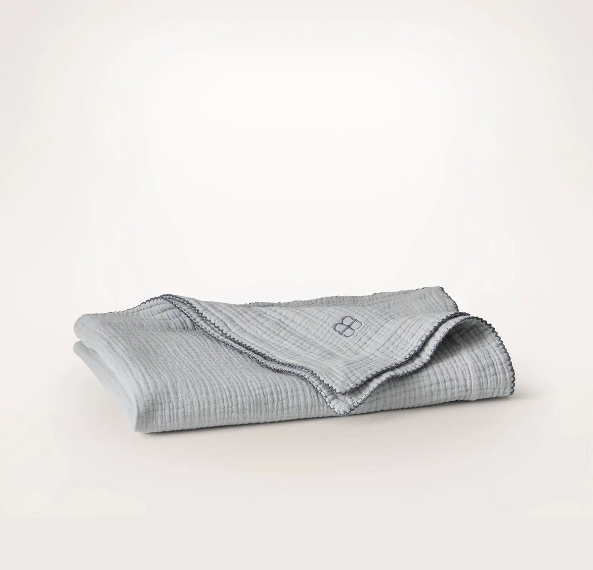 Dream Baby Blanket - Shore/Bluestone Picot
