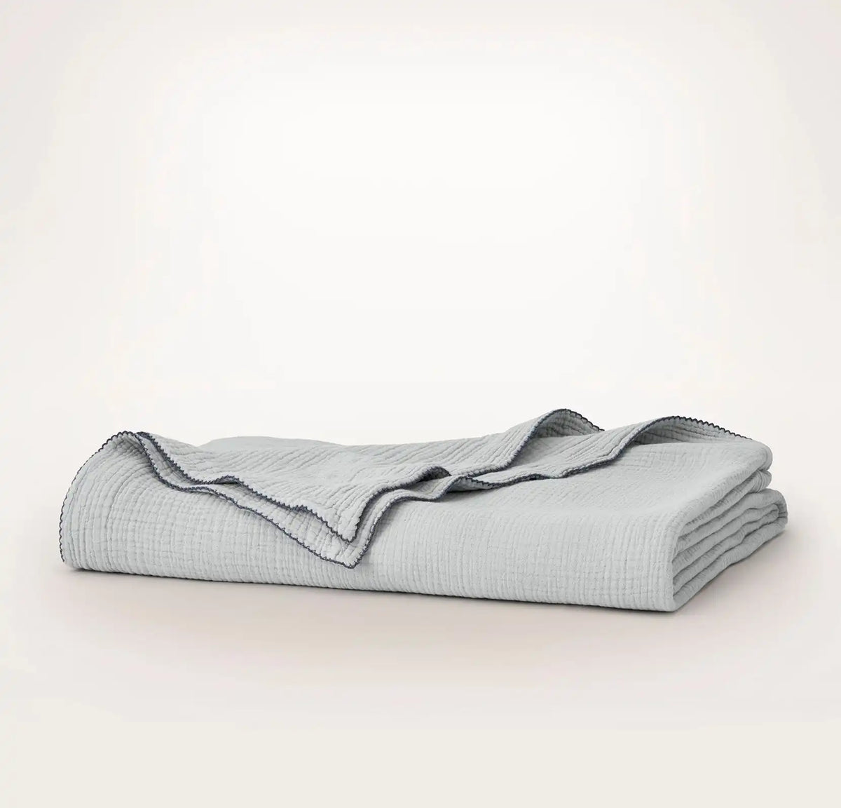 Dream Bed Blanket - Shore/Bluestone Picot