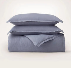Linen Duvet Set - Melange Bay