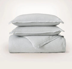 Linen Duvet Set - Melange Shore