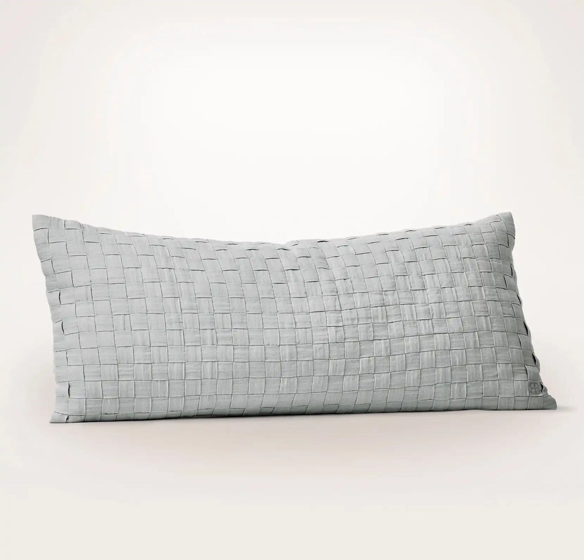 Linen Woven Icon Pillow Cover (Lumbar) - Melange Shore