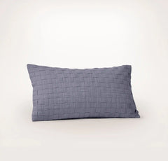 Linen Woven Icon Pillow Cover (Petite Lumbar) - Melange Bay