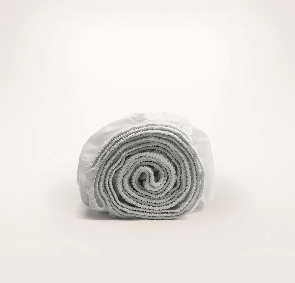 Percale Hemmed Fitted Sheet - Mist