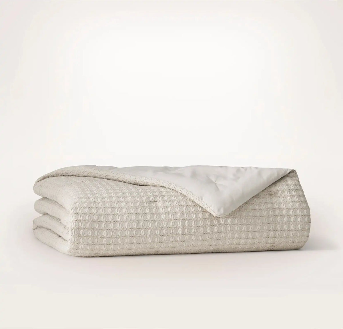 Mosaic Waffle Comforter - Mist/Cream/Oak