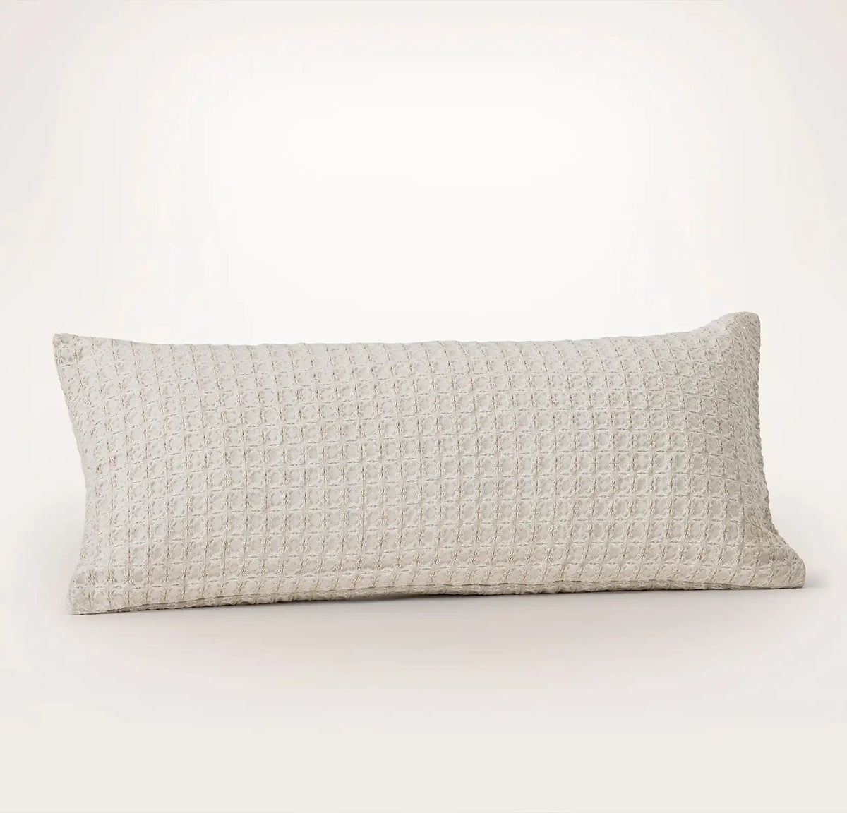 Mosaic Waffle Pillow Cover - Mist/Cream/Oak
