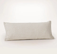 Mosaic Waffle Pillow Cover - Mist/Cream/Oak