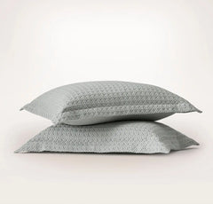 Mosaic Waffle Duvet Sham Set - Shore/Cream