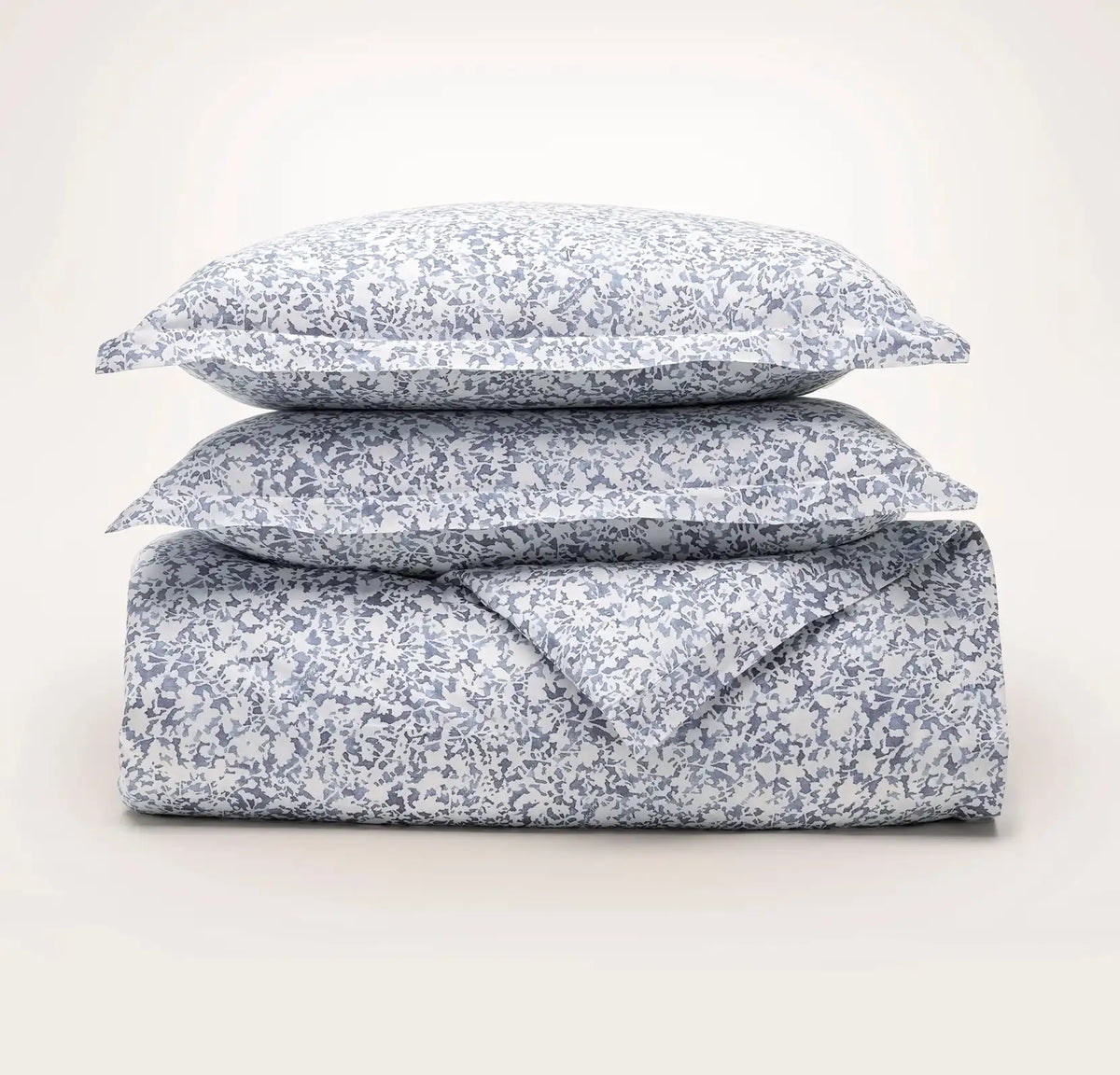 Percale Hemmed Duvet Set - Bay Garden