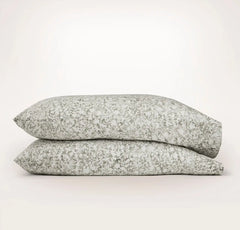Percale Hemmed Pillowcase Set - Meadow Garden