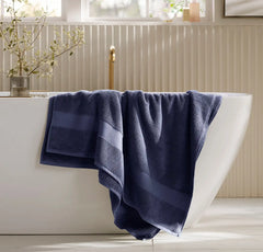 Plush Bath Sheet - Coastal Navy