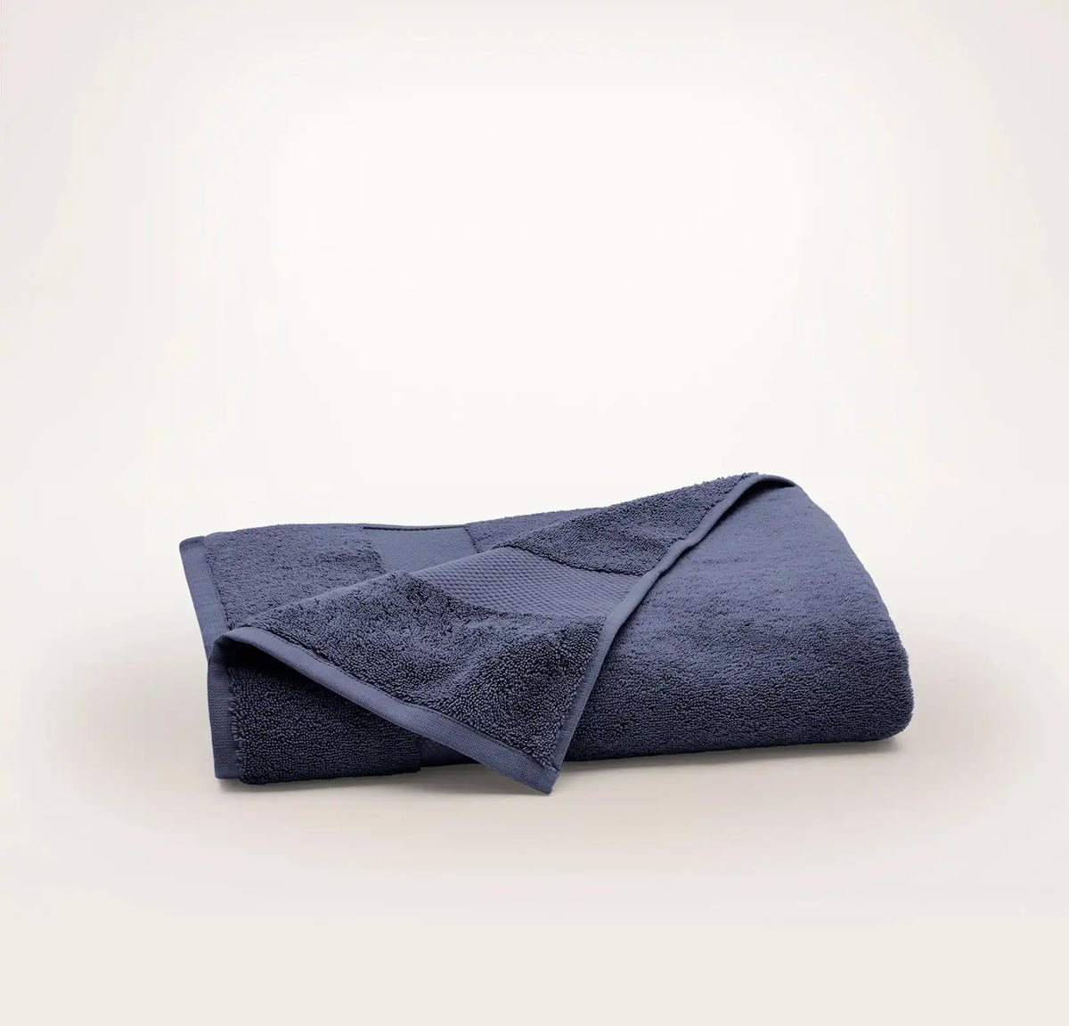 Plush Bath Towel - Coastal Navy