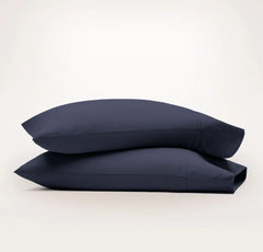 Signature Hemmed Pillowcase Set - Coastal Navy