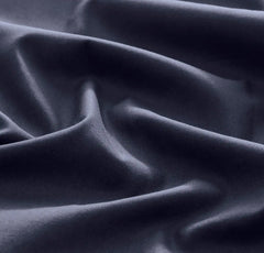 Percale Hemmed Fabric Swatch - Coastal Navy