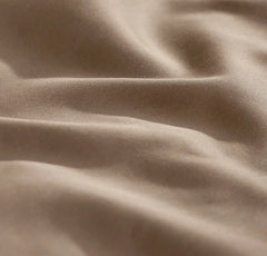 Percale Hemmed Fabric Swatch - Walnut