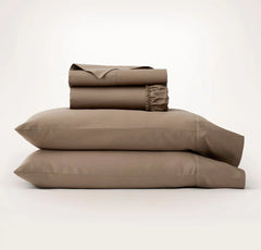Signature Hemmed Sheet Set - Walnut