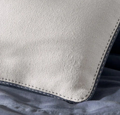 Threadmark Pillow Cover (Grand Lumbar) - Soft White/Melange Bay