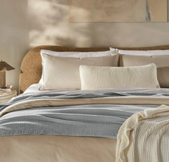 Sunday Knit Pillow Cover - Cream