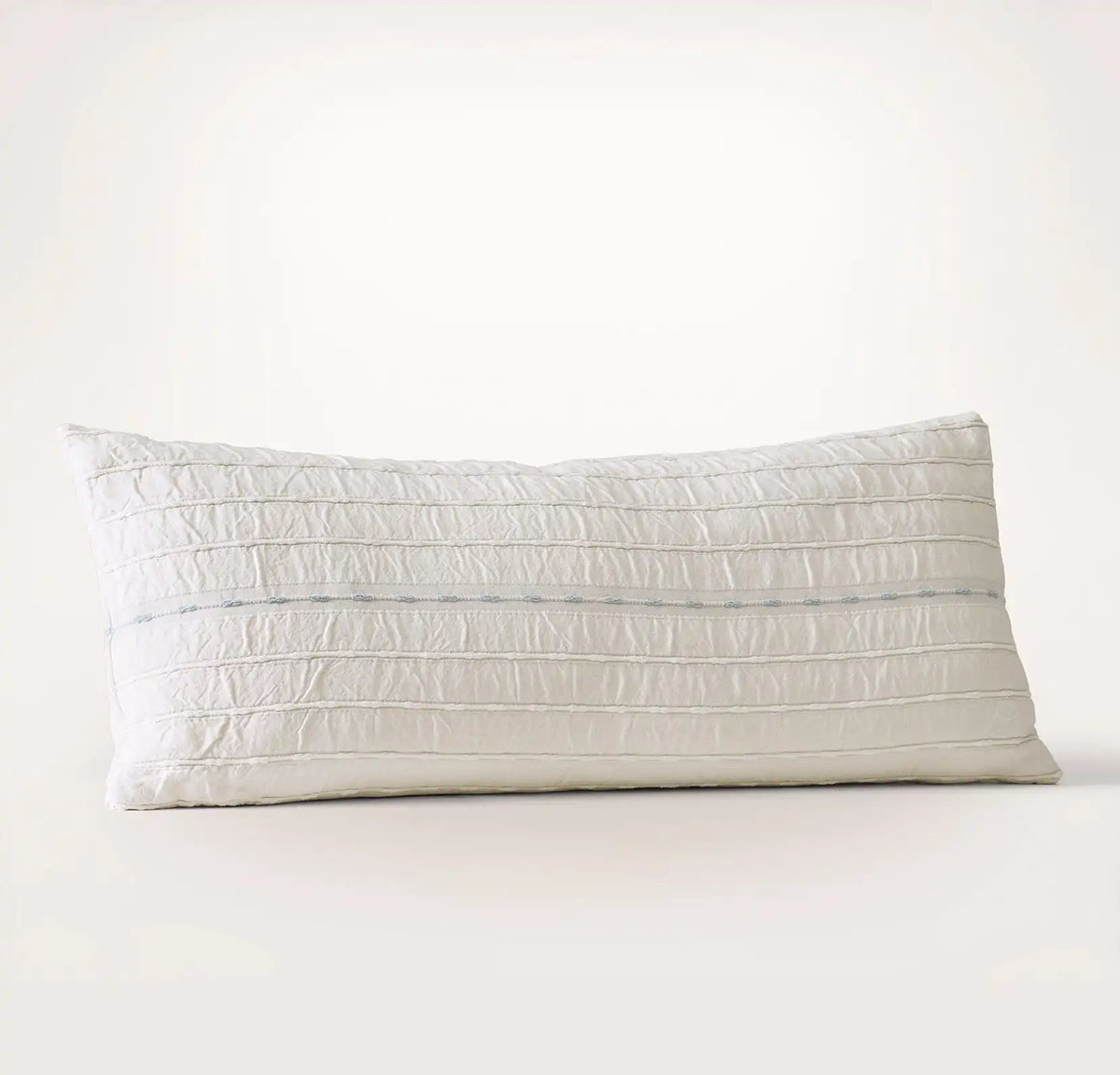 Tideline Pillow Cover (Lumbar) - Cream/Hydrangea
