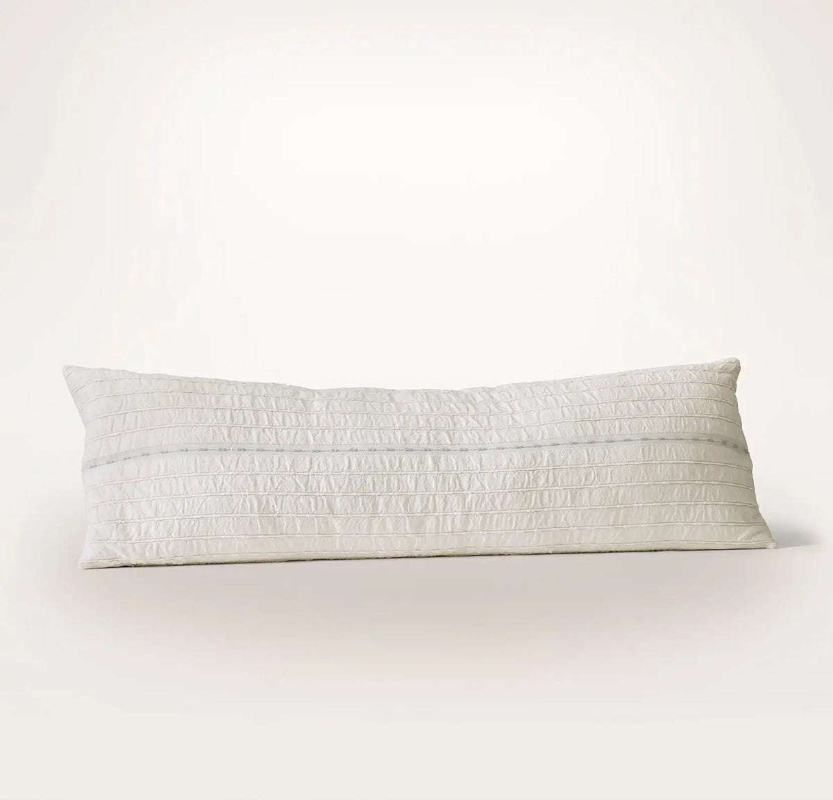 Tideline Pillow Cover (Grand Lumbar) - Cream/Hydrangea