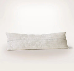 Tideline Pillow Cover (Grand Lumbar) - Cream/Hydrangea